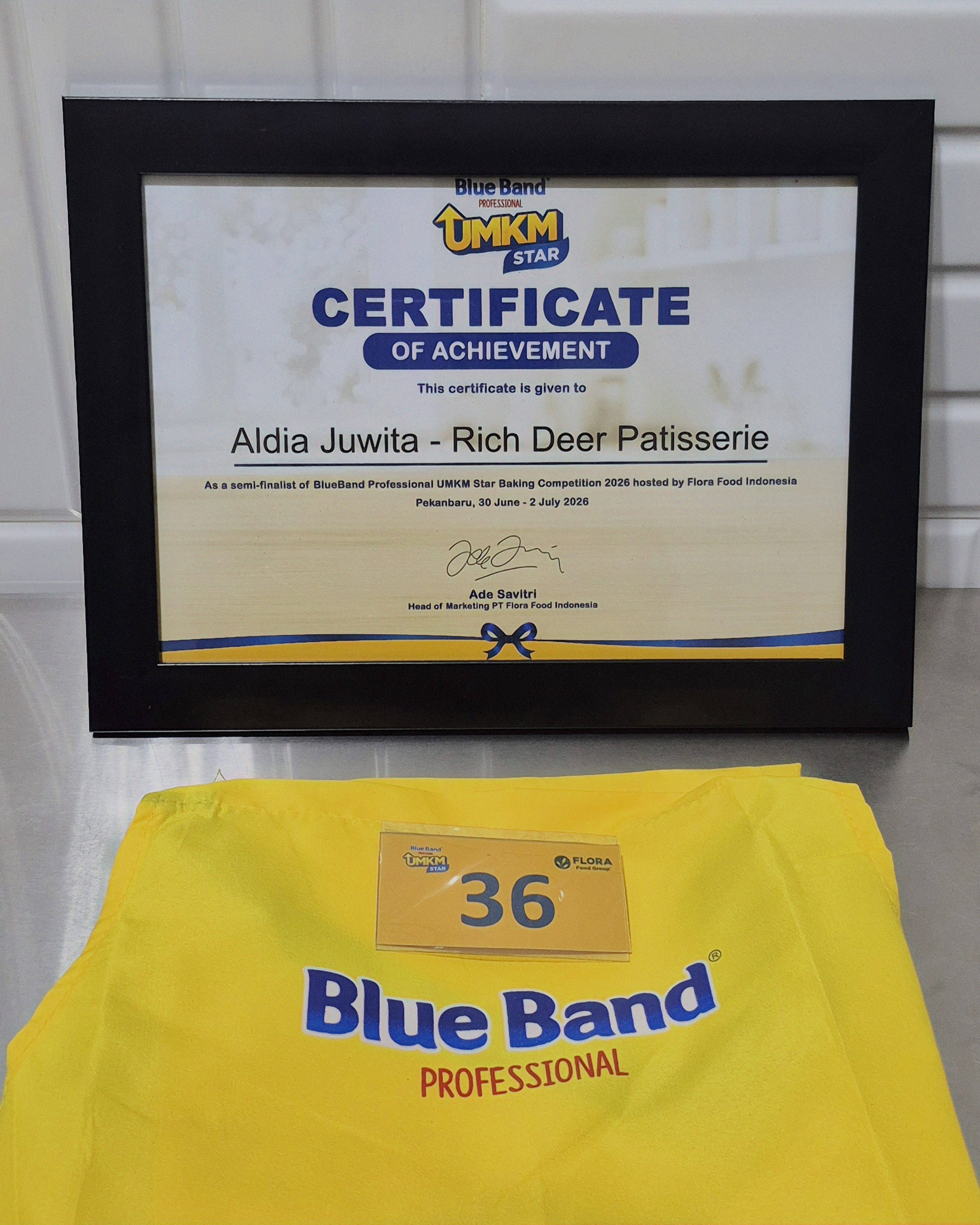 Certificate of Achievement - BlueBand UMKM Star 2026